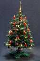 Christmas tree with 20 LED wax candles