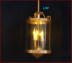 Lamp victorian with LED wax candles